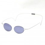 Chanel Gray Foldable Sunglasses + Case Collectors Item
