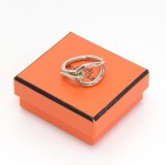 Hermes Silver Tone Scraf Ring Office Use