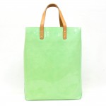 Louis Vuitton Reade MM Mint Vernis Leather Hand Bag