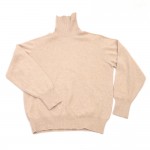 Hermes Beige Cashmere Turleneck Sweater For Men Size XL
