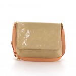 Louis Vuitton Thompson Beige Street Vernis Leather Shoulder Bag