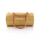 Louis Vuitton Bedford Beige Vernis Leather Hand Bag