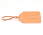 Hermes Brown Leather Travel Name Tag H330