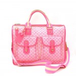 Louis Vuitton Sac Mary Kate 48H Pink Monogram Mini Line Large Tote Bag + Strap