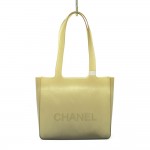 Chanel Dark Gray Rubber Shoulder Tote Bag