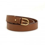 Louis Vuitton Gracieuse Brown Monogram Empreinte Leather Belt Size 85/34