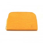 Louis Vuitton Dauphine Yellow Epi Leather Cosmetic Pouch