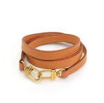 Louis Vuitton Brown Cowhide Leather Shoulder Strap For Bags