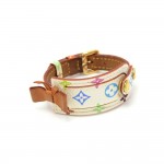 Louis Vuitton Bracelet Porte Adresse White Multicolor Monogram