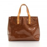 Louis Vuitton Reade PM Bronze Vernis Leather Hand Bag