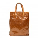 Louis Vuitton Reade MM Bronze Vernis Leather Hand Bag