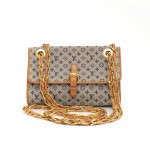 Louis Vuitton Camille Blue Mini Monogram Canvas Shoulder Bag