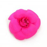 Chanel Small Pink Camellia Flower Brooch Pin