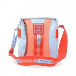 Chanel Sports Line Red x Blue Canvas Shoulder Bag