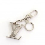 Louis Vuitton Porte Cles Initials LV Silver Tone Key Holder