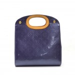 Louis Vuitton Maple Drive Blue Vernis Leather Hand Bag