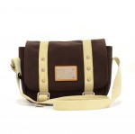 Louis Vuitton Besace PM LV Cup Chocolate Brown Antigua Canvas Shoulder Bag