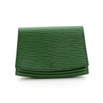 Vintage Louis Vuitton Ceinture Tilsitt Green Epi Leather Pochette Bag