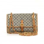 Louis Vuitton Camille Blue Mini Monogram Canvas Shoulder Bag