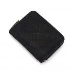 Louis Vuitton Zippy Black Damier Geant Canvas Coin Wallet