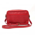 Vintage Louis Vuitton Trocadero 24 Red Epi Leather Shoulder Bag