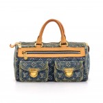 Louis Vuitton Neo Speedy Blue Monogram Denim Handbag