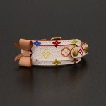 Louis Vuitton Bracelet Porte Adresse White Multicolor Monogram