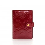 Louis Vuitton Agenda Fonctionnel PM Red Vernis Leather Agenda Cover