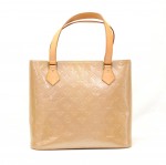 Louis Vuitton Houston Beige Vernis Leather Shoulder Bag