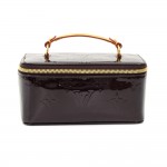 Louis Vuitton Mini Vanity Amarante Purple Vernis Leather Jewelry Handbag