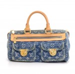 Louis Vuitton Neo Speedy Blue Monogram Denim Handbag