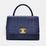 Chanel Navy caviar handbag SS575