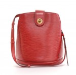 Vintage Louis Vuitton Cluny Red Epi Leather Shoulder Bag