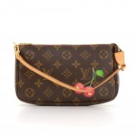 Louis Vuitton Brown Monogram Canvas Cherry Pochette Accessories Bag Limited Edition