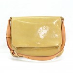 Louis Vuitton Thompson Street Beige Vernis Leather Shoulder Bag