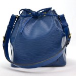 Louis Vuitton Blue Epi Leather Noe Petit Shoulder Bag