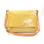 Louis Vuitton Thompson Street Beige Vernis Leather Shoulder Bag