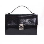 Louis Vuitton Anoushka PM Black Monogram Glace Leather Hand Bag