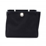 Hermes Herbag PM Black Canvas Small Spare Bag