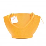 LV161 Louis Vuitton Saint Jacques PM Yellow Epi Leather Shoulder Bag