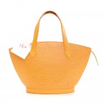 LV162 Louis Vuitton Saint Jacques PM Yellow Epi Leather Shoulder Bag