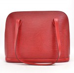 Louis Vuitton Red Epi Leather Lussac  Shoulder Bag