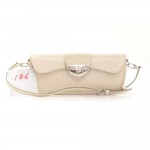 LV186 Louis Vuitton Pochette Montaigne White Epi Leather Shoulder Hand Bag