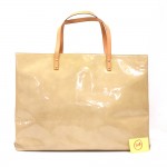LC24 Louis Vuitton Reade GM Beige Vernis Leather Shoulder Hand Bag