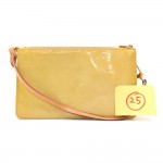 LC25 Louis Vuitton Lexington Yellow Vernis Leather Hand Bag