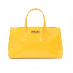 Louis Vuitton Willshire Yellow Vernis Leather Hand Bag