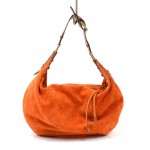 Louis Vuitton Onatah GM Orange Suede Leather Shoulder Bag - Limited
