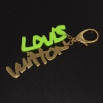 Louis Vuitton Stephen Sprouse Green Neon Graffiti Key Holder / Bag Charm