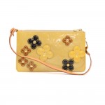 Louis Vuitton Beige Vernis Leather Flower Lexington Handbag - 2001 Limited