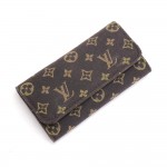 Vintage Louis Vuitton Multicles 4 Black Mini Lin Monogram Canvas Key Case